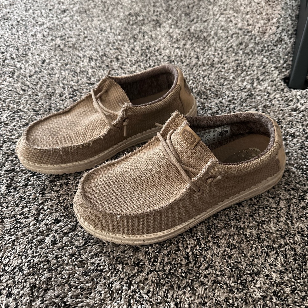 Hey Dude Kids Moccasins in Tan